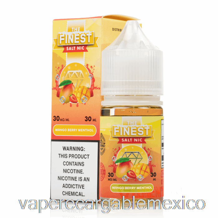 Vape Recargable Mango Berry Mentol - La Mejor Edición De Frutas Salt Nic - 30ml 50mg